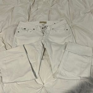 Banana republic white capris